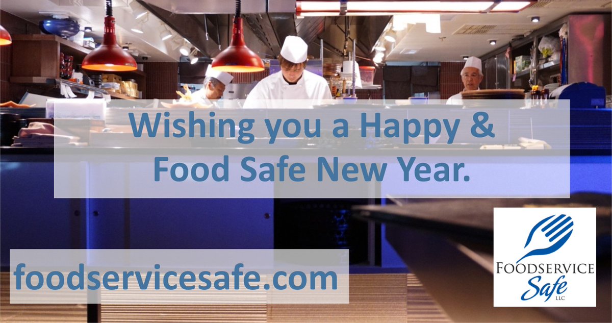 Foodservicesafe's tweet image. Happy New Year! We wish you a happy and Food Safe new year.