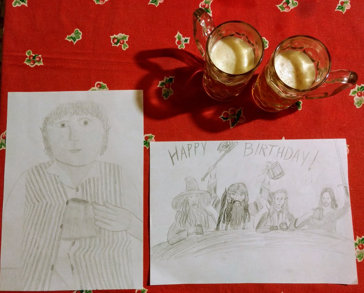 maddap68's tweet photo. Kids tribute to The Professor
#TolkienBirthdayToast https://t.co/BVTsvsewNY