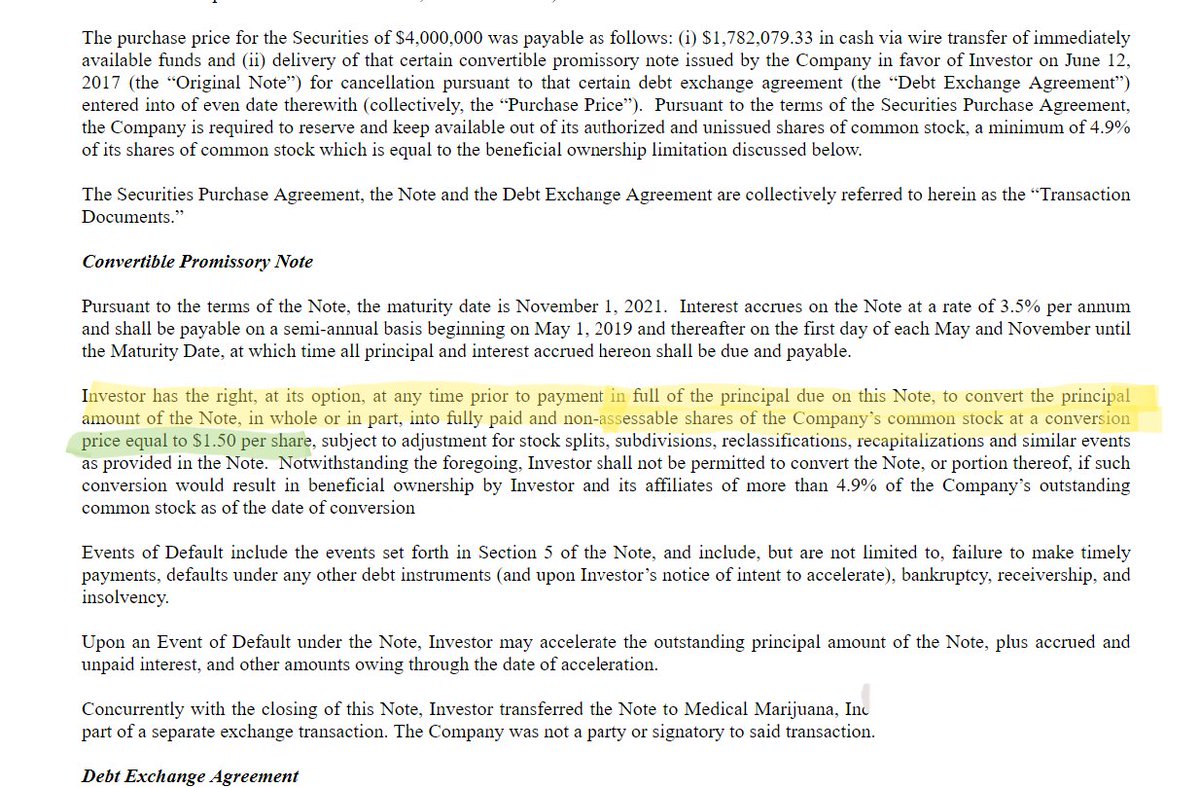 TheTerrickW's tweet photo. I'm reading the SEC filing for $AXIM Does this mean that they will mostly likely be dumping their shares at $1.5? Hence resistance at that level? @timothysykes @kroyrunner89 @goodetrades @tbohen Thanks for your time! https://t.co/hxd9Jqbovq