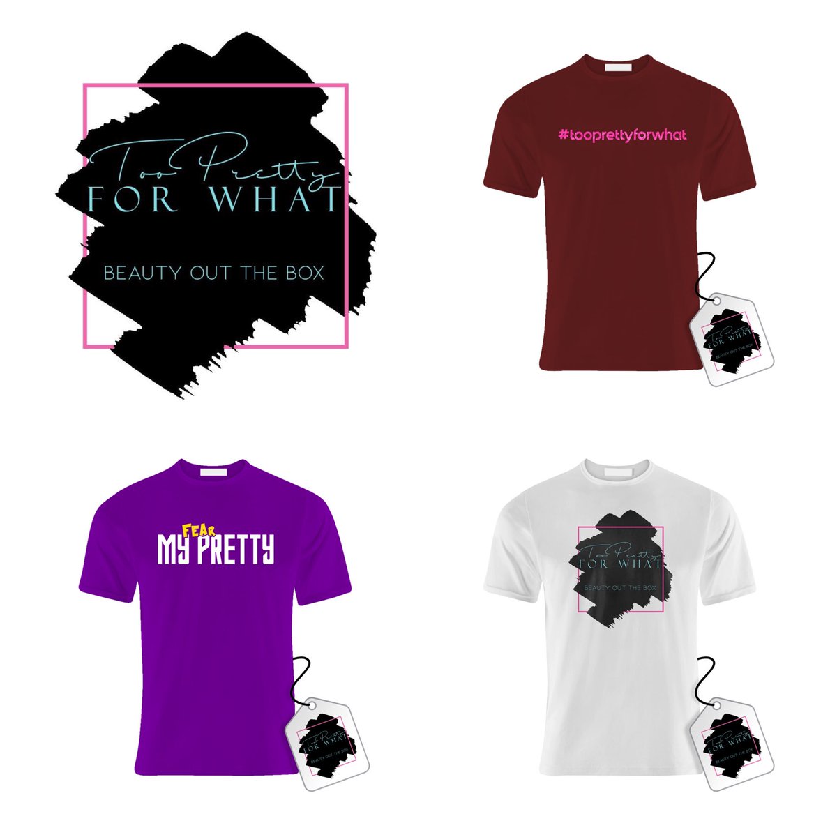 naomirjackson's tweet photo. Just released the first collection for “Too Pretty For What”!  DM me to purchase your shirt and don’t forget to contact me to join this platform.  Join now while we’re still in the building stages.  Sisters loving on sisters!  #aamu #TPFW #SISTERSQUAD #hbcu https://t.co/FsvVCckjpS