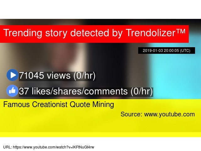 Famous Creationist Quote Mining #scienceauthor #RichardDawkins #JoshTimonen #Georgia... creationism.trendolizer.com/2019/01/famous…