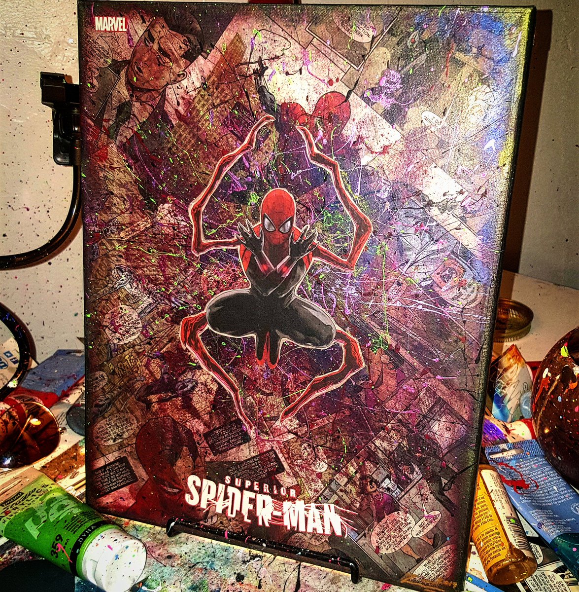 Comic2Canvas's tweet photo. And #SuperiorSpiderman #1 is done!
#comic2canvas #MarvelComics #spiderman #comiccanvas
https://t.co/TtzDuFKWnC https://t.co/SfbMi2mvvR