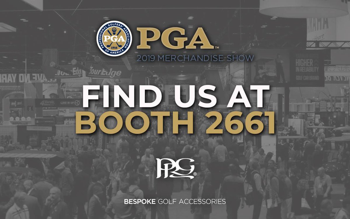PRGAmericas's tweet photo. Find us at Booth #2661 at next month's 2019 @PGAShow in Orlando. Direct Message or email sales@prgamericas.com to book your appointment! https://t.co/zhGEBpJzZM