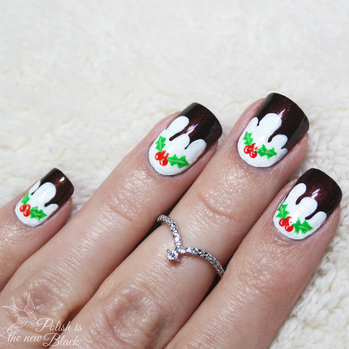 polishisthenb's tweet photo. Christmas Puds @sallyhansenuk https://t.co/3cwe9EcAPR #nailart #notd #christmasnails https://t.co/2689KE0gRk