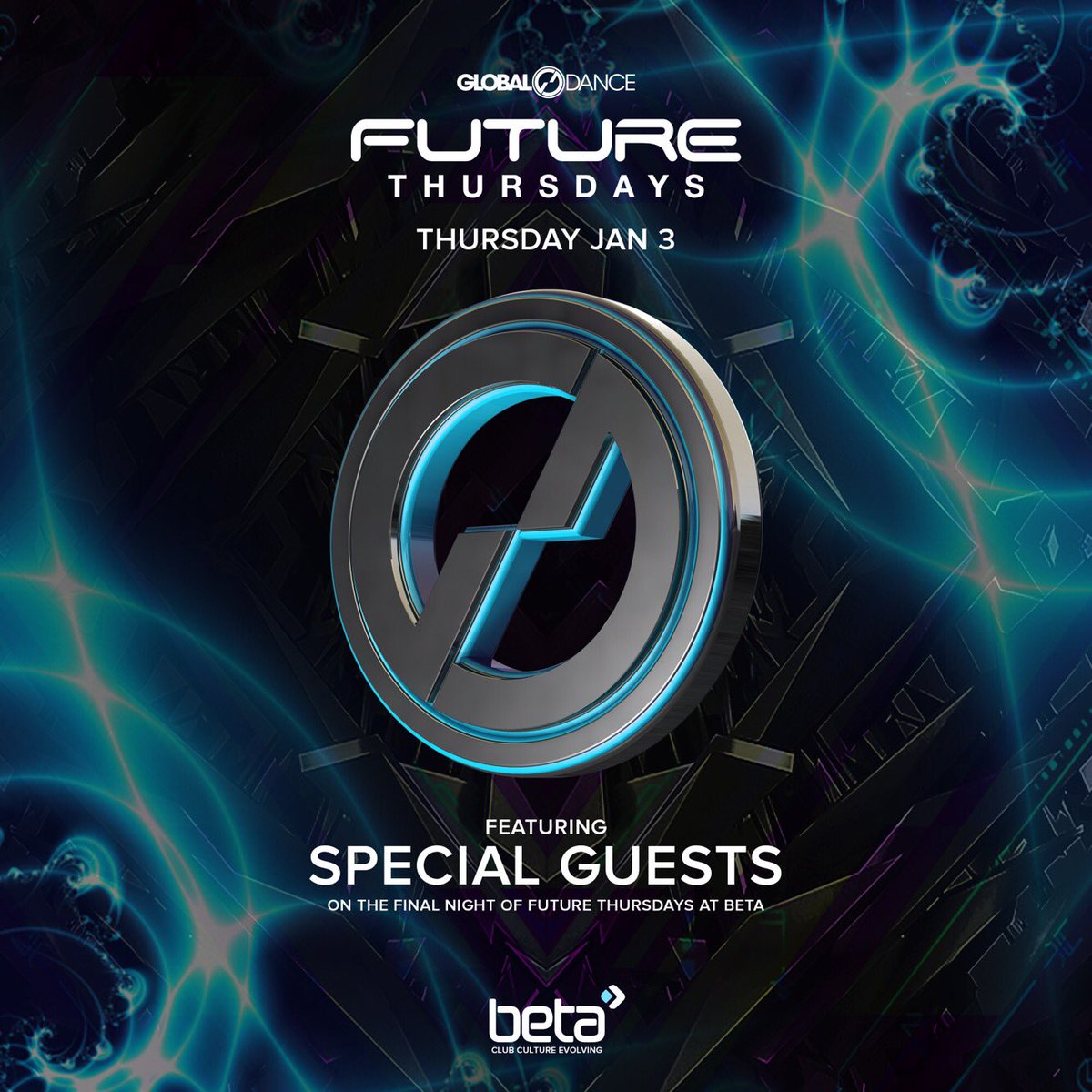 Sending it off properly for the Final #FutureThursdays tonight with Special Guests! Remember, doors open at 8pm. Grab your tickets ASAP: bit.ly/Beta-Future