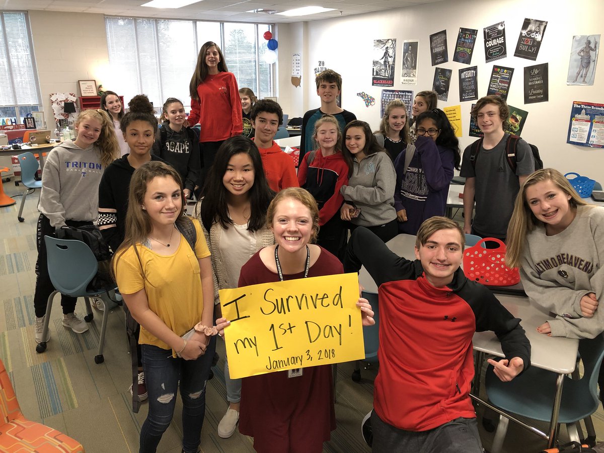 MsNikoleMiller's tweet image. Survived day one of student teaching and I am CHARGEd up for day two!! I cannot wait to see what this semester holds!! #CreatingOurCavalry #MSLF18 @AFMSChargers @NCStateCED