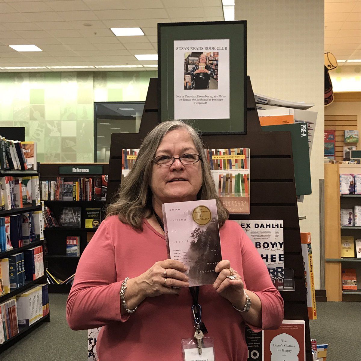 bnsiouxcity's tweet photo. Is your #NewYears Resolution to read more? Join us Thursday, January 17 at 7 PM, for our #SusanReads Book Club! This month, we’re reading Snow Falling on Cedars by David Guterson. https://t.co/oxbDdni36l