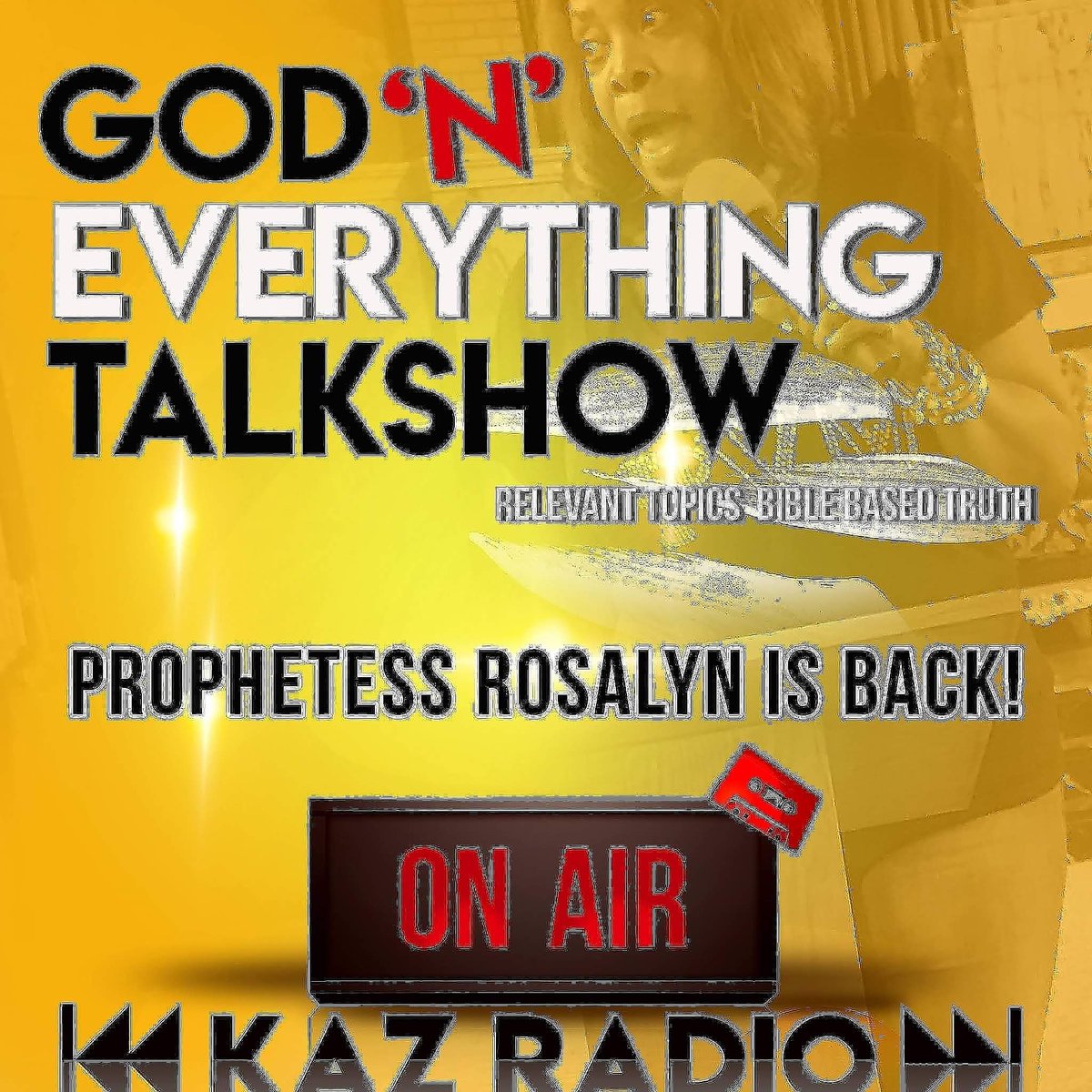 RozAtkinson1's tweet image. Tune in Today at 5pm EST For God N Everything! It's Going To Be Awesome!