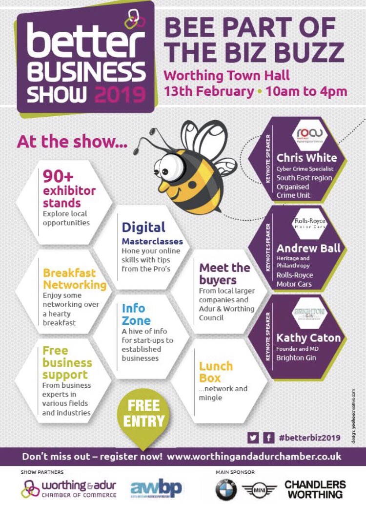 WorthingJournal's tweet photo. Not long to go till #Betterbiz2019  We really enjoyed this exhibition last year!  It really is a must for businesses large and small. See you there #Worthing #Worthingnetworking #Supportlocal https://t.co/ouNPe2peVs