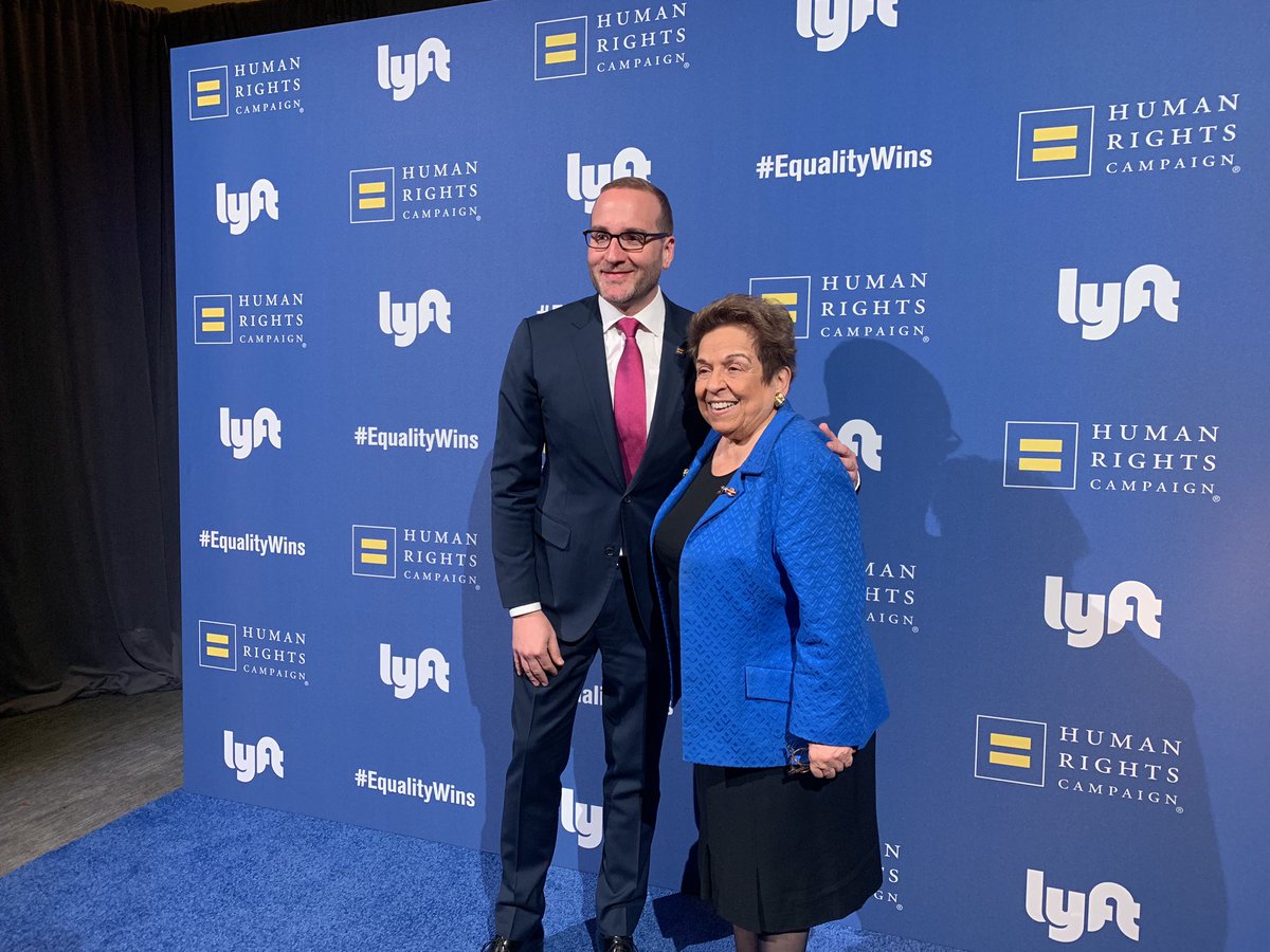 Chad Griffin and Donna Shalala