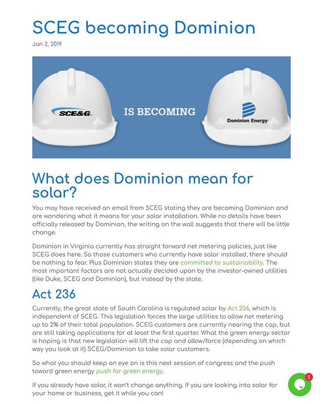 Raywellsolar's tweet photo. SCE&amp;G is becoming Dominion Energy. Don’t Miss out on going solar. Checkout our Website for more Information! ⬇️^^^^^^^^^^^⬇️^^^^^^^^^^^^^⬇️
Follow Link in Bio or copy and paste link below☀️
https://t.co/OsR5AjifgD
———————————————
.
.
.
.
.
.
.
.
.
.
.
.
.
.
#southcarolina #sola… https://t.co/M3kLjdtZdJ