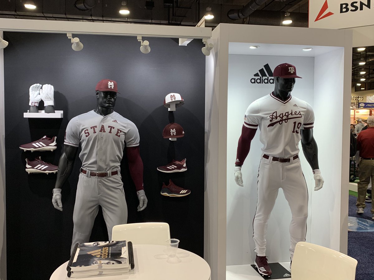 KendallRogers's tweet photo. Some great new looks from our friends at @adidasBaseball. New looks for @ASU_Baseball @HailStateBB @AggieBaseball and @GTBaseball. https://t.co/PmHhM42AOt