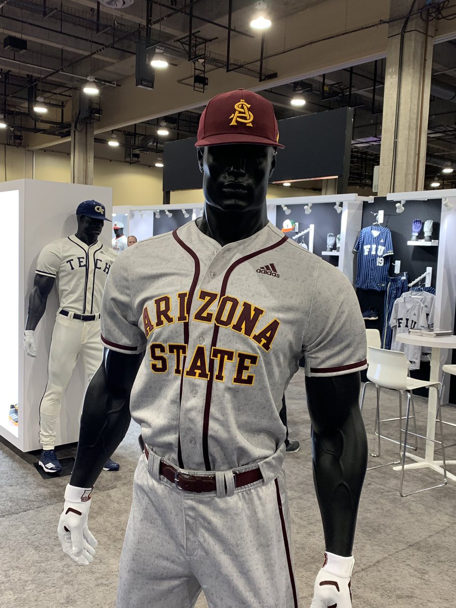 KendallRogers's tweet photo. Some great new looks from our friends at @adidasBaseball. New looks for @ASU_Baseball @HailStateBB @AggieBaseball and @GTBaseball. https://t.co/PmHhM42AOt