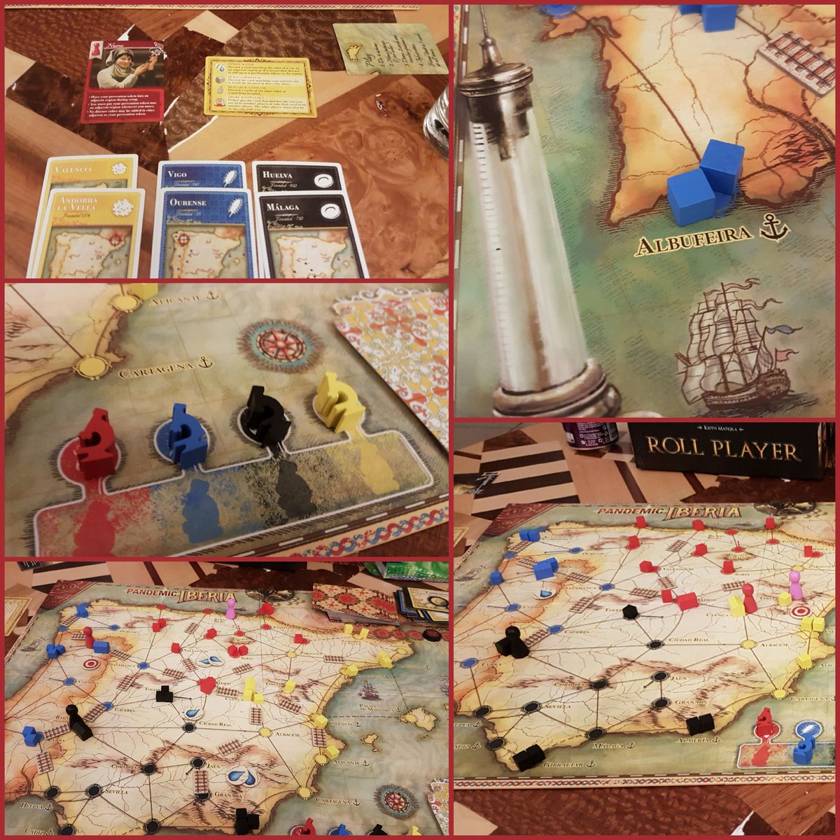 midoriwashi's tweet image. Happy New Year 🎊🌸🎉💐
Long time no see, so I have to post quite some plays 😁
Shortly before Christmas, I played #pandemiciberia, #ganzschönclever and #rollplayer (sorry that there isn't a Pic, only had blurry ones 🤨).
1/3