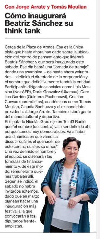 doris_gonzalez_'s tweet photo. El sábado junto a @labeasanchez estaremos dando el vamos al centro de pensamiento, donde compartiremos espacios dirigentes sociales, políticos, académicos #BuenJueves @elfrente_amplio
#DemocratizarLaCiudad y la política en #Chile https://t.co/5Wsl1UJLXx