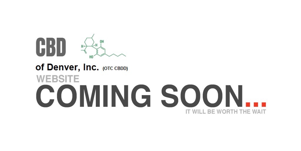 DofInc's tweet photo. Welcome all $CBDD Shareholders and Followers to our new CBD of Denver Twitter Account! 

We are happy to announce that our new and exciting website is about to be launched. Stay tuned! 🖥️ https://t.co/oejKgrYDuB