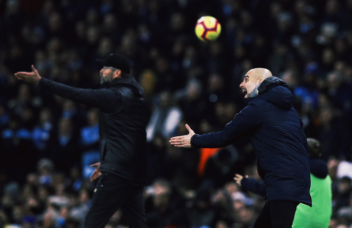 FootballFactly's tweet photo. Tactics 🔥

Klopp and Guardiola 📸 https://t.co/J2TBqIggsO