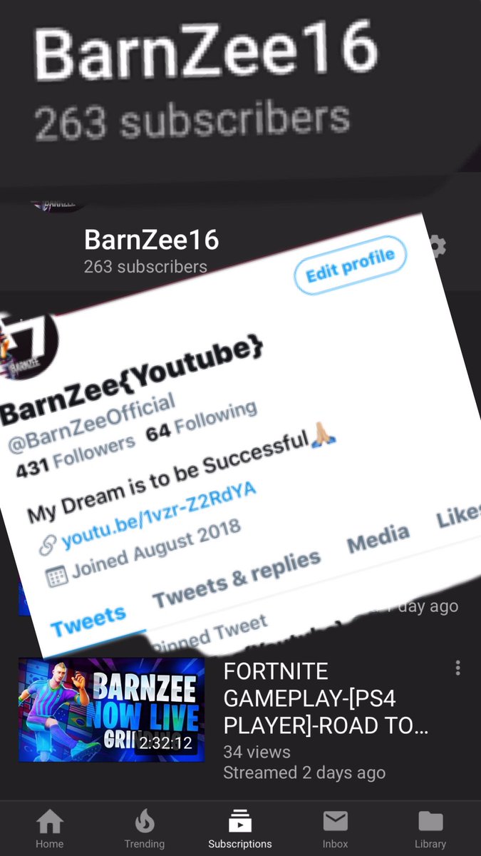 BarnZee{Youtube} tweet media