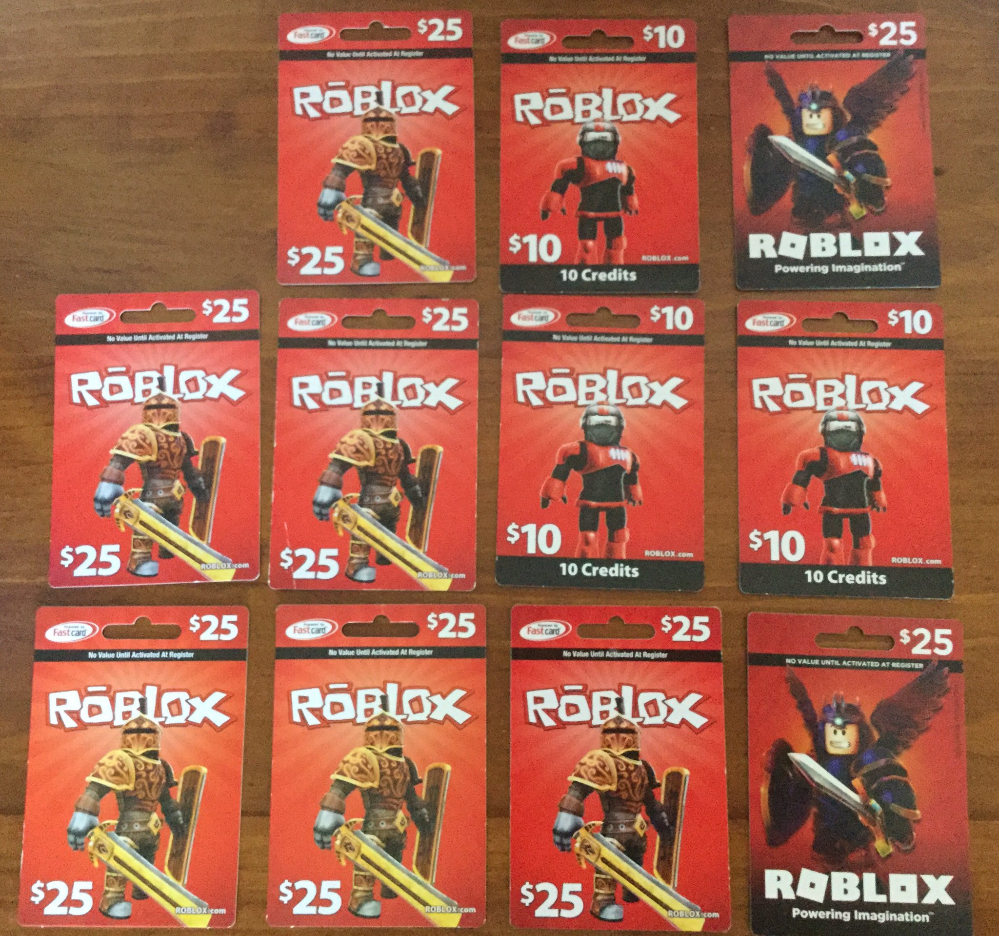 roblox gift card chart