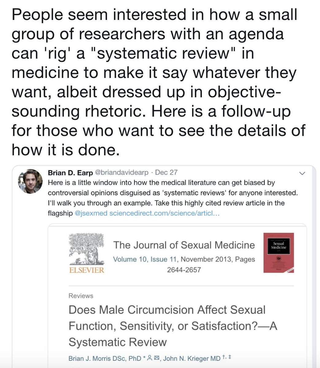 support circumcision, which is almost the definition of confirmation bias, and, needless to say, not how an MD should evaluate evidence for *any* claim, especially in a polarized literature where the data are regularly 'rigged' by partisan researchers ( https://bit.ly/2ToqJX9 ).