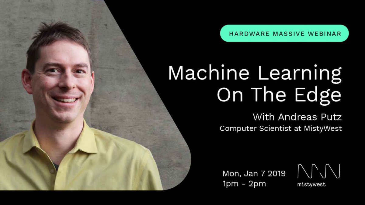 hardwaremassive's tweet image. Last chance to register for Machine Vision + Embedded ML webinar and applied workshop January 7th @1pm PST. Register now! #HardwareMassive #MistyWest #EmbeddedML #robotics #machinevision #ml goo.gl/48Gt1o