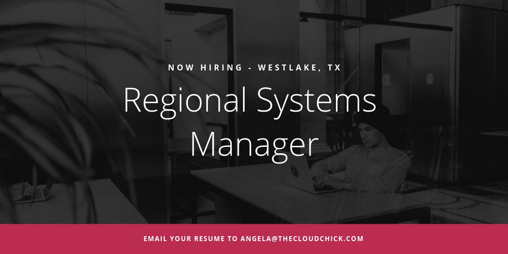If you're a rock star systems manager with experience in #vmware, #azure, #sharepoint, and other #microsoft tools, this #cloudcareer might be just for you! ow.ly/6aAe30nbcjG