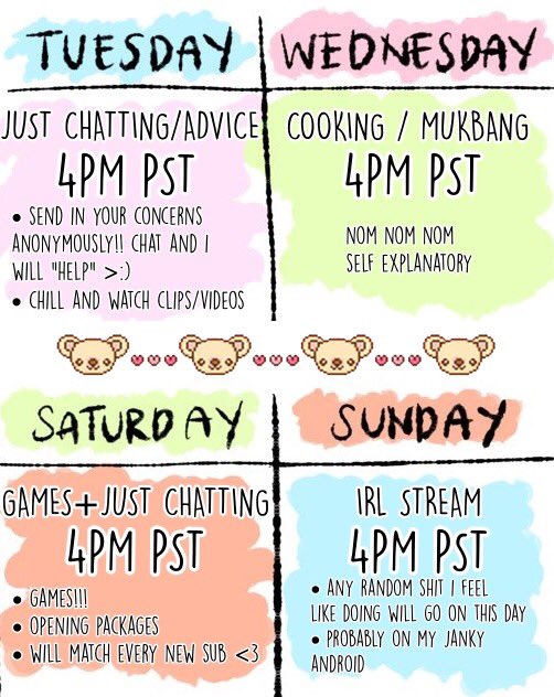 Jaime Homemade Sugar Cinnamon Twisted Donuts Hehehe Also Here S My New Stream Schedule Days I M Not Streaming I Ll Be Working On Youtube And Binging My Anime List Jaime Homemade Sugar Cinnamon Twisted Donuts Hehehe Also Here S My New Stream Schedule Days I M Not Streaming I Ll Be Working On Youtube And Binging My Anime List