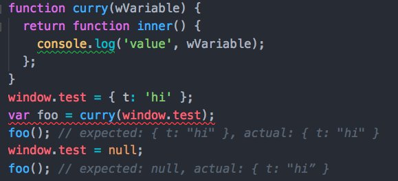 novicki_david's tweet photo. @getify Can you shed light on the behavior here? I would expect Closure to just be referencing window.test but the output seems to tell a different story. https://t.co/2sDtM9lDen