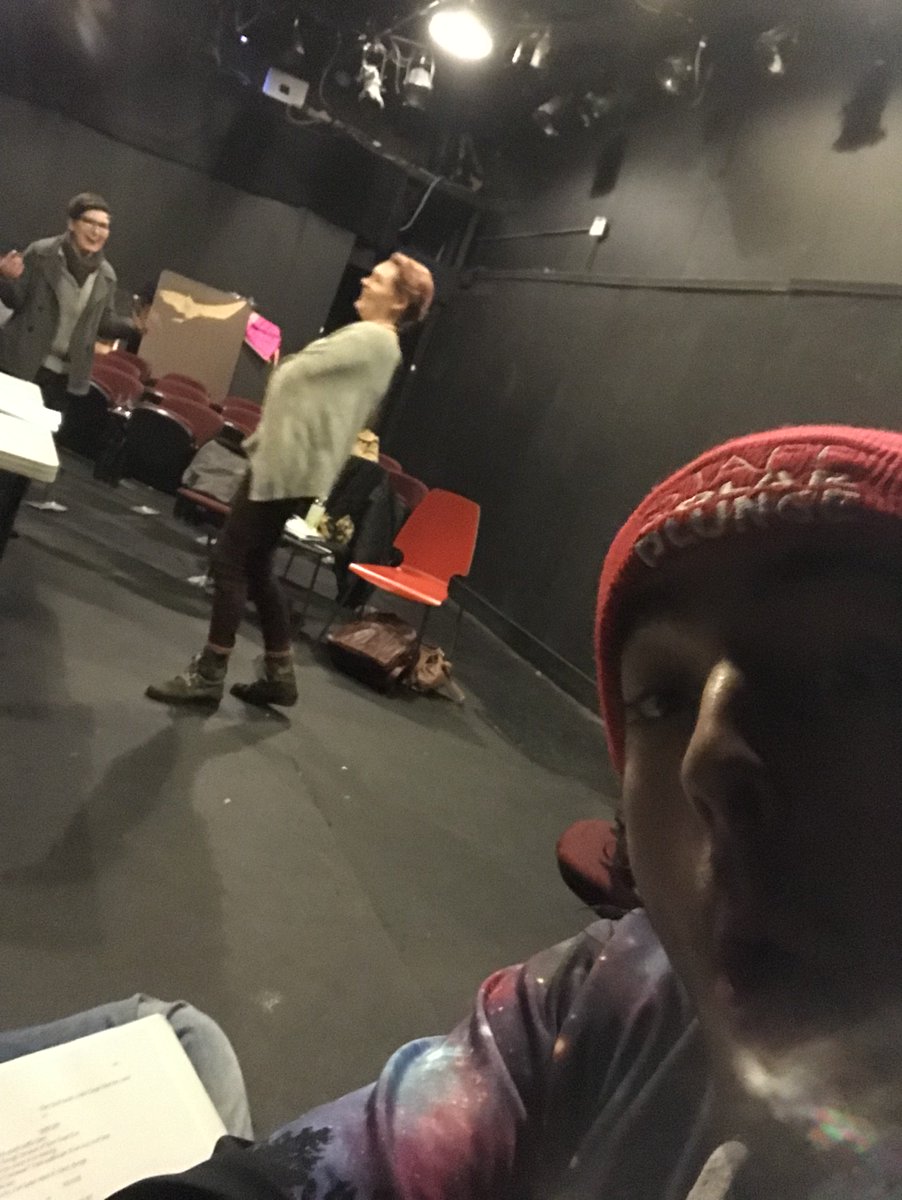 theatrevertigo's tweet photo. Check out some behind the scenes action caught by Stage manager Colin Herring! World premiere "The Delays" coming this January! #fg19 #tvthedelays https://t.co/p0ZCHinA8C