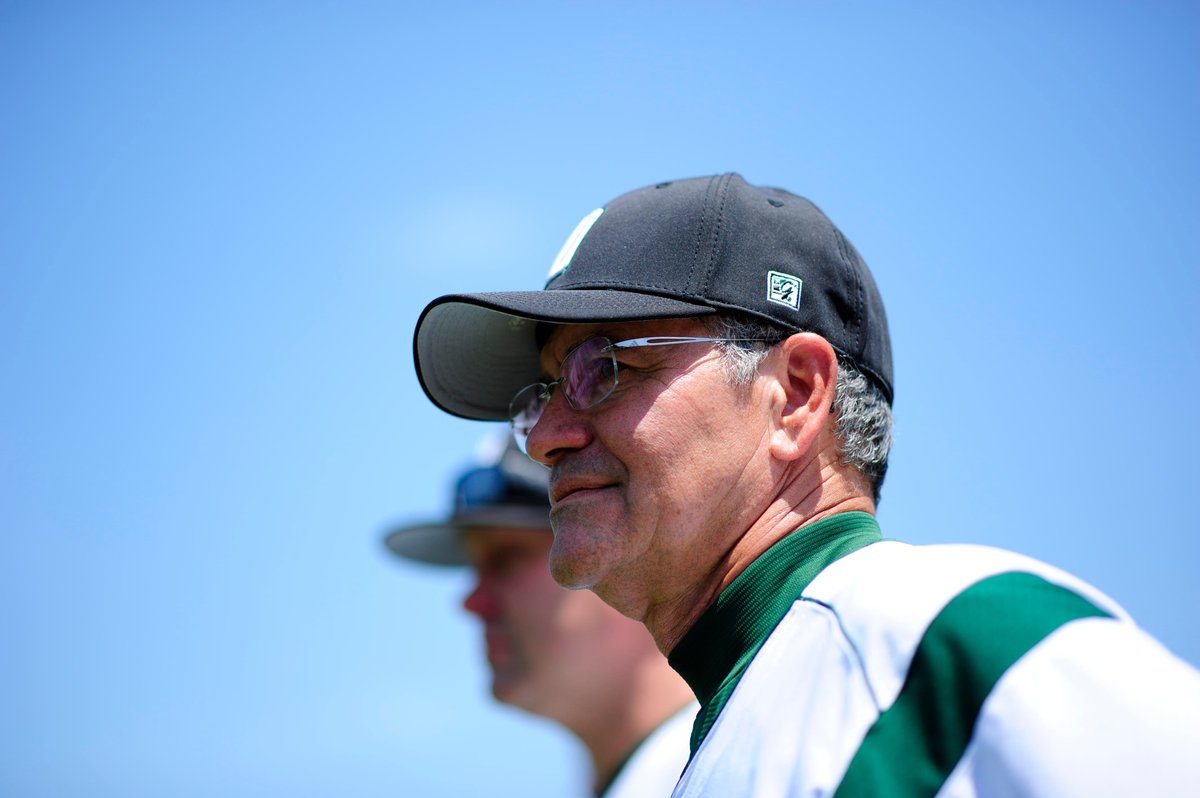 Ohio_Baseball's tweet photo. ⚾️🏅 Former Ohio Baseball Head Coach Carbone To Be Inducted Into ABCA Hall Of Fame This Evening 

📰 https://t.co/Omvr3tXe3Q

😼 Congrats, Coach Carbone!

#BleedGreen https://t.co/IVAg3CgHmM