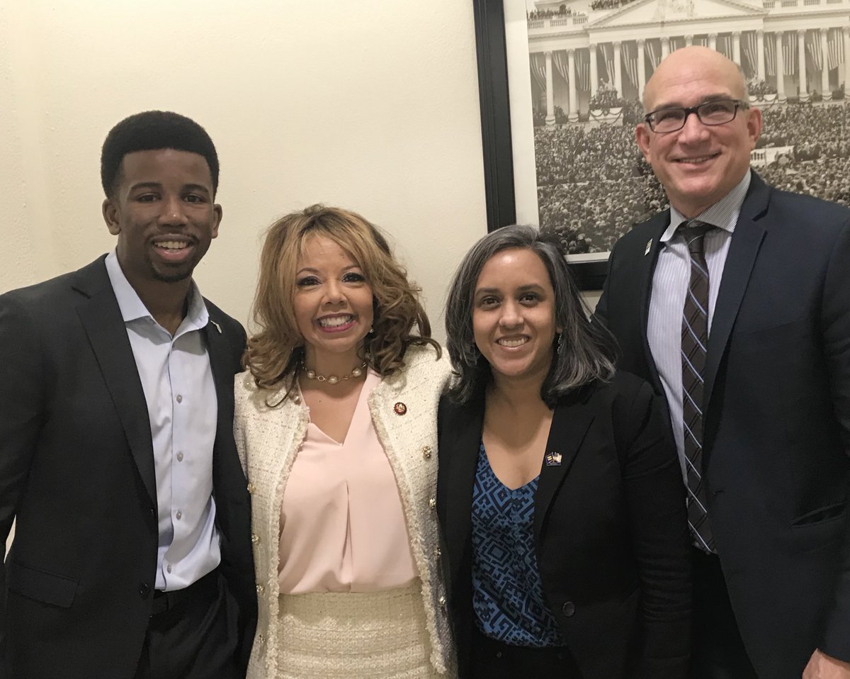 HRC staff with Rep. Lucy McBath.