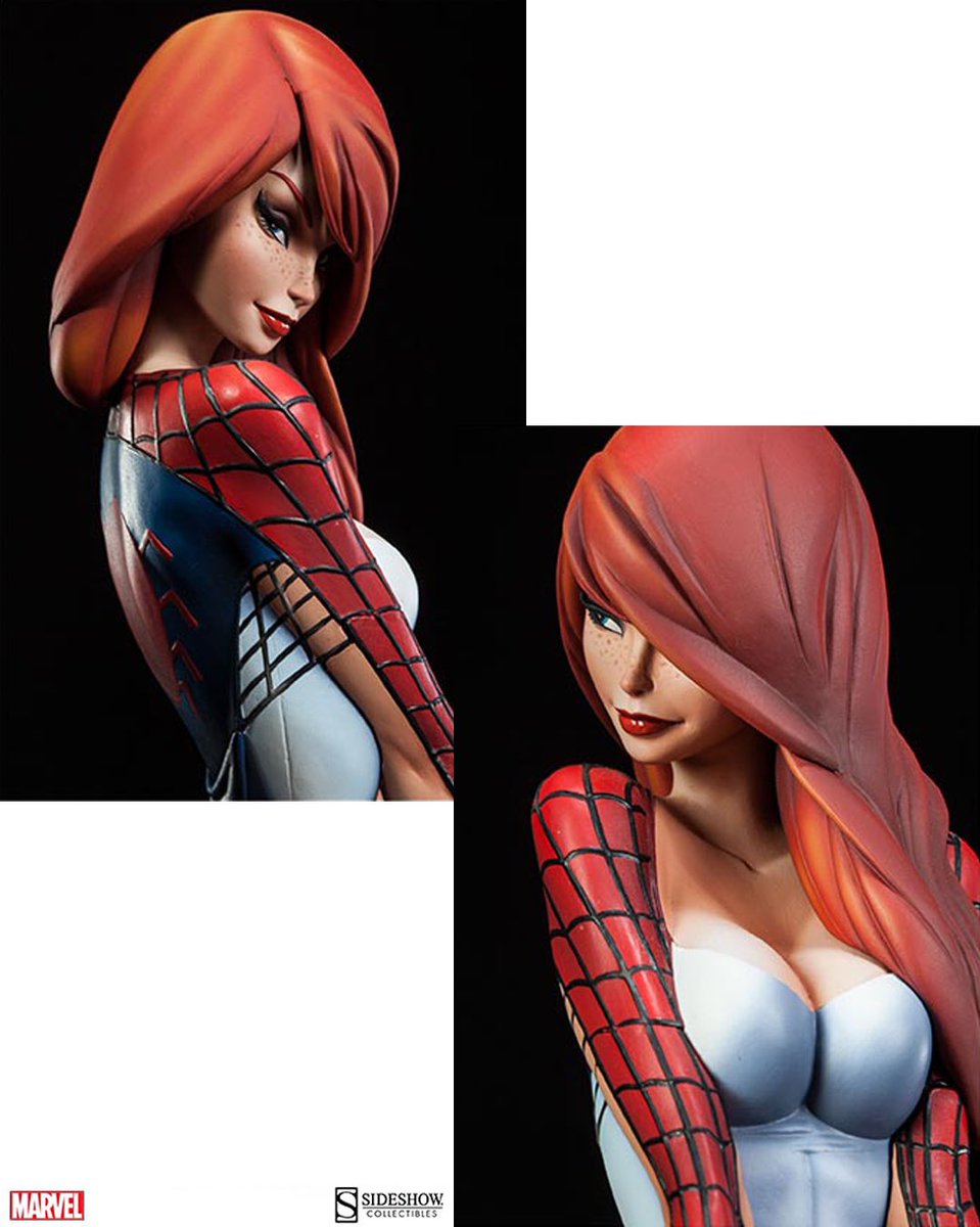 ⚡️📅Here's a ThrowbackThursday for you, featuring the Mary Jane comiquette from back in 2012, the first of the SPIDER-MAN series I created with @collectsideshow digital colors by the wonderfully talented @bakanekonei and sculpture by the Uber-skilled Steve Schumacher! 