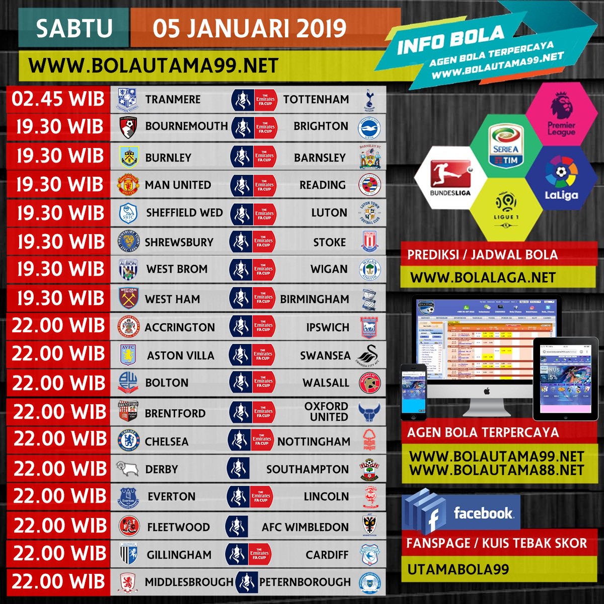 #ligainggris #premierleague #ligaspanyol #kostumfutsal #soccernews #prediksibola #kabarbola #infobola #ligaindonesia #agenbola #score #championsleague #AFC #jadwalbola #cr7 #Messi #prediksibola #ucl #epl