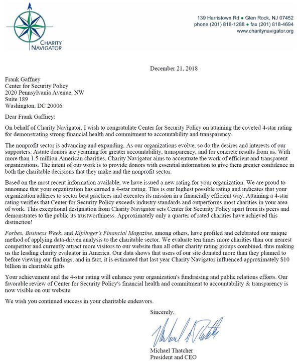 JMichaelWaller's tweet photo. Charity Navigator gives us its "coveted 4-star rating" for accountability and transparency. #SecureFreedom https://t.co/q4ICsrEgPN