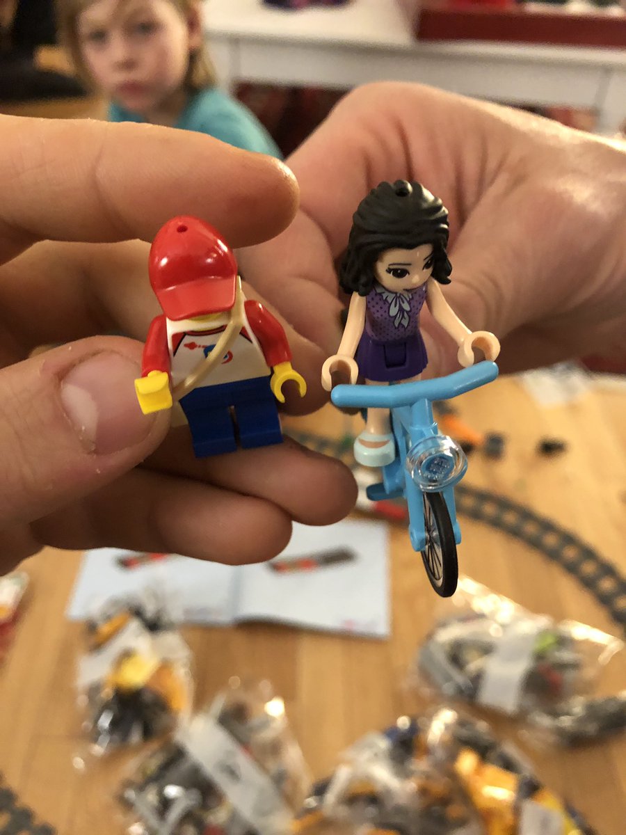 vanou's tweet photo. @LEGO_Group why can’t #legofriends ride their bike, only the boys should? Come on 2019! #legometoo https://t.co/AVubBC6oqu