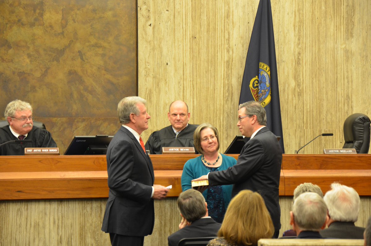 Today I swore in Gregory Moeller to the Idaho Supreme Court. Justice Moeller will be a great addition to Idaho’s highest court and I wish him the very best.