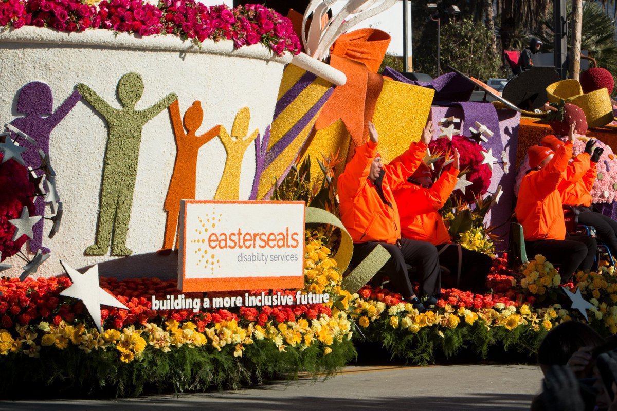 MarkWhitleyCEO's tweet photo. "Building a more #inclusive future"! #diversity #inclusion #Easterseals100 @RoseParade (3/3) https://t.co/bl0llRd1ha