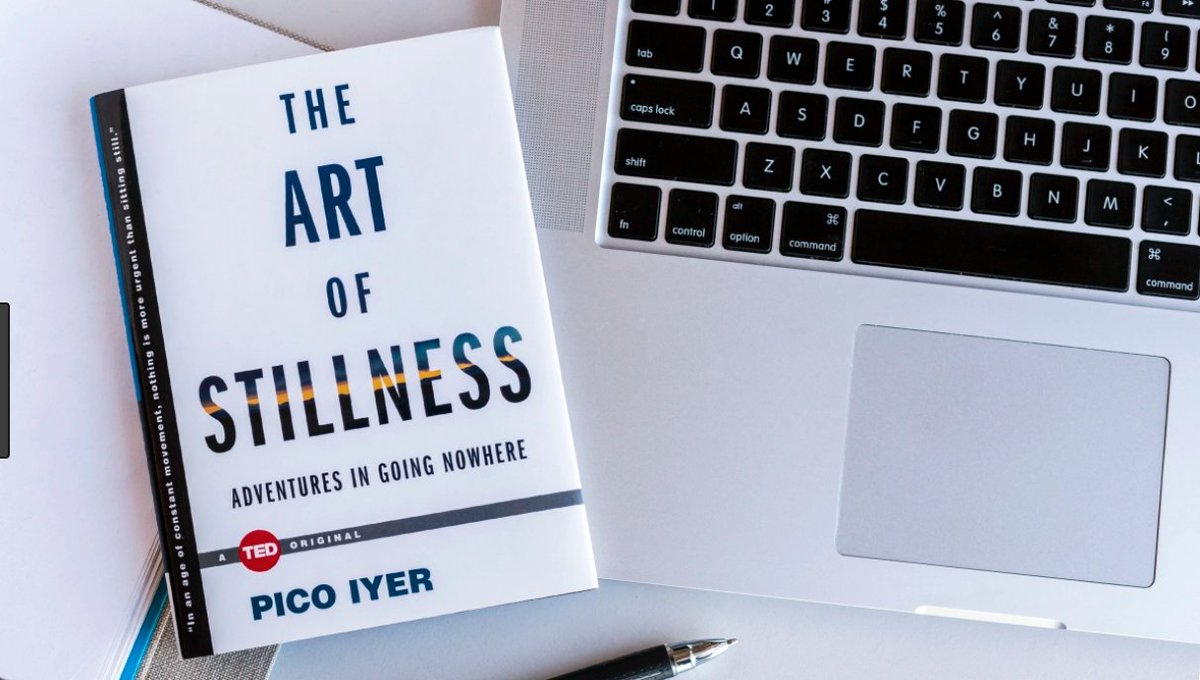 A good read to start the New Year 📚 “In an age of movement, nothing is more critical than stillness.” - Pico Iyer amazon.com/Art-Stillness-…