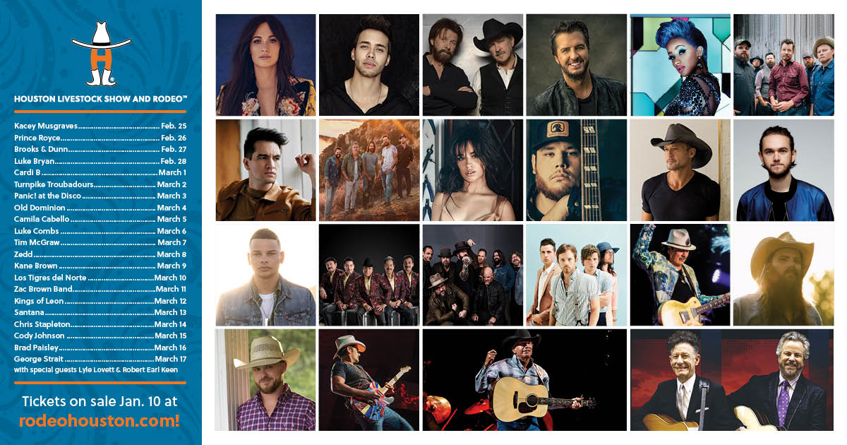 RT & Follow @RODEOHOUSTON for your chance to WIN 2 tickets to the show of your choice (subj. to availability)! Winner picked every 5 mins! #RODEOHOUSTON *George Strait tix are not available