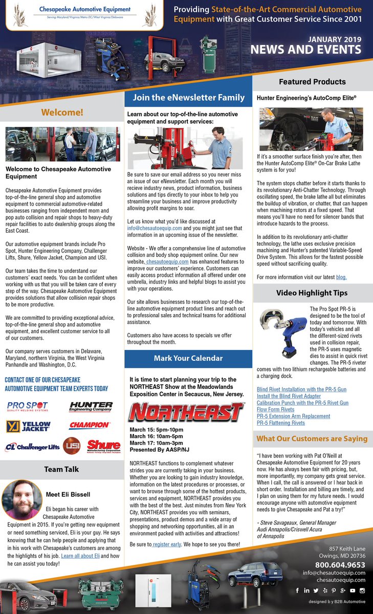 Chesapeake Automotive Equipment (ChesapeakeAE) Twitter