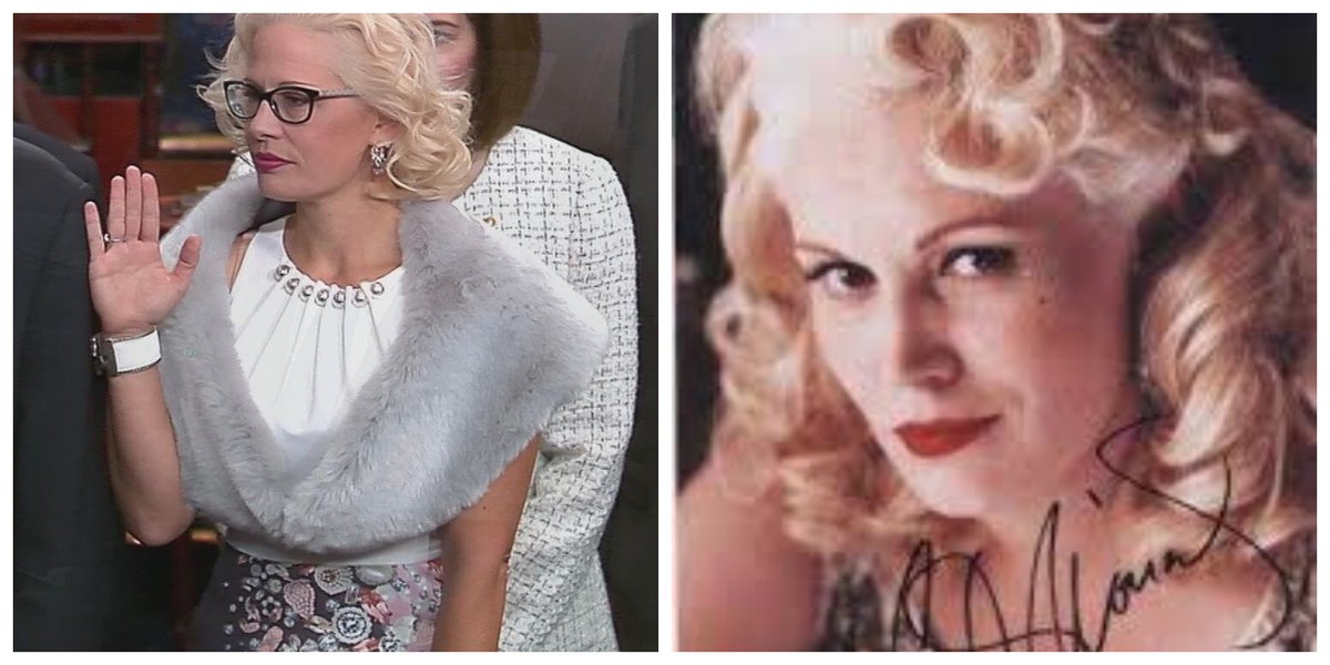 Kyrsten Sinema being sworn in is the yes now moment I needed this year. #CathyMoriarty #MontanaMoorehead #Soapdish #KyrstenSinema #KyrstenMontana