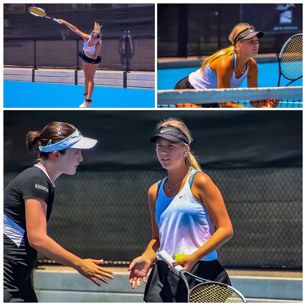 🎾🔥 SEMIFINALS TODAY 🔥🎾⁣
⁣
Amber Marshall is into her first Pro Tour Doubles Semifinals!
⁣
NB 1pm today. If you can’t get off work. Follow the live scores here “W25 Playford, AUS”⁣
⁣
live.itftennis.com/en/live-scores/⁣
⁣
Thanks to @oursportinglifesa for the 📷

#TeamWilson