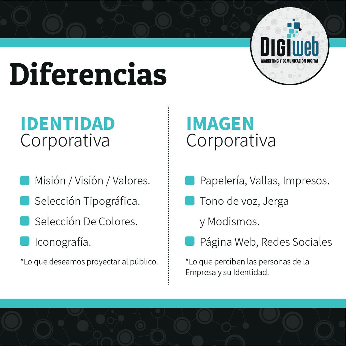 Digiwebcl's tweet image. Atento a estas diferencias importantes para obtener un sello original y propio bajo tu marca #tips #marketing #publicidad #marketingonline #MarketingDigital