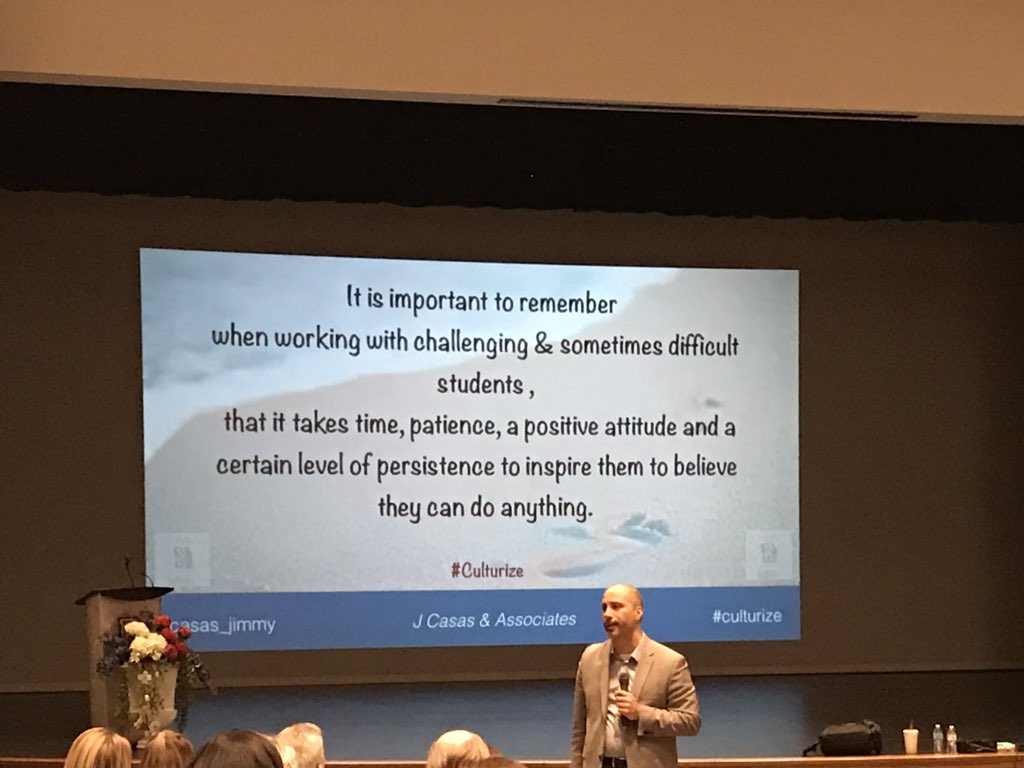 CUES4Training's tweet photo. Spent the day presenting and learning with @SevierSchoolDis at their PD day. Only got in one session from @casas_jimmy, but it was great. #culturize. #cuestraining https://t.co/PTeZvUP5fW
