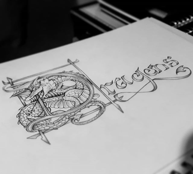 TrollsCanPaint's tweet photo. Projects..3 days into the new year and I'm wasting no time on projects!! #tw #pencil #sketch #dragons #typography #text #lettering #dragonfolklore #fantasyart #graphite https://t.co/J4W61utkBN