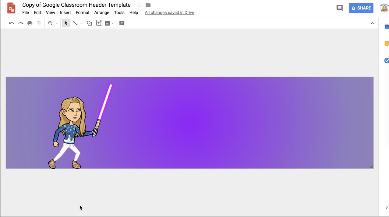 Minecraft style Google classroom header Template