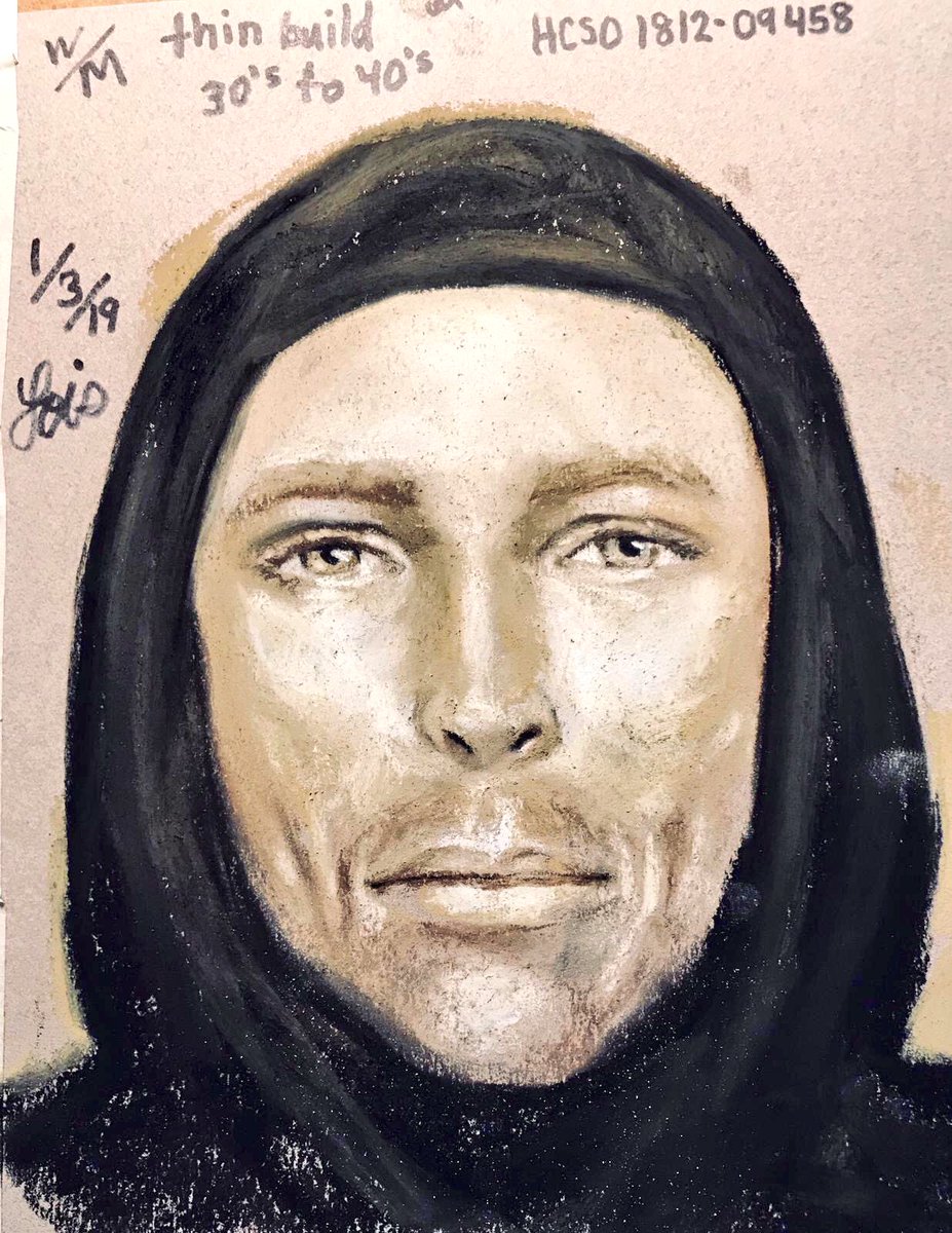 HoustonTX's tweet image. 🚨 The @HCSOTexas has released a composite sketch of the suspected shooter in the death of Jazmine Barnes. Please contact @CrimeStopHOU or @SheriffEd_HCSO if you recognize him or have important information. #HouNews.
