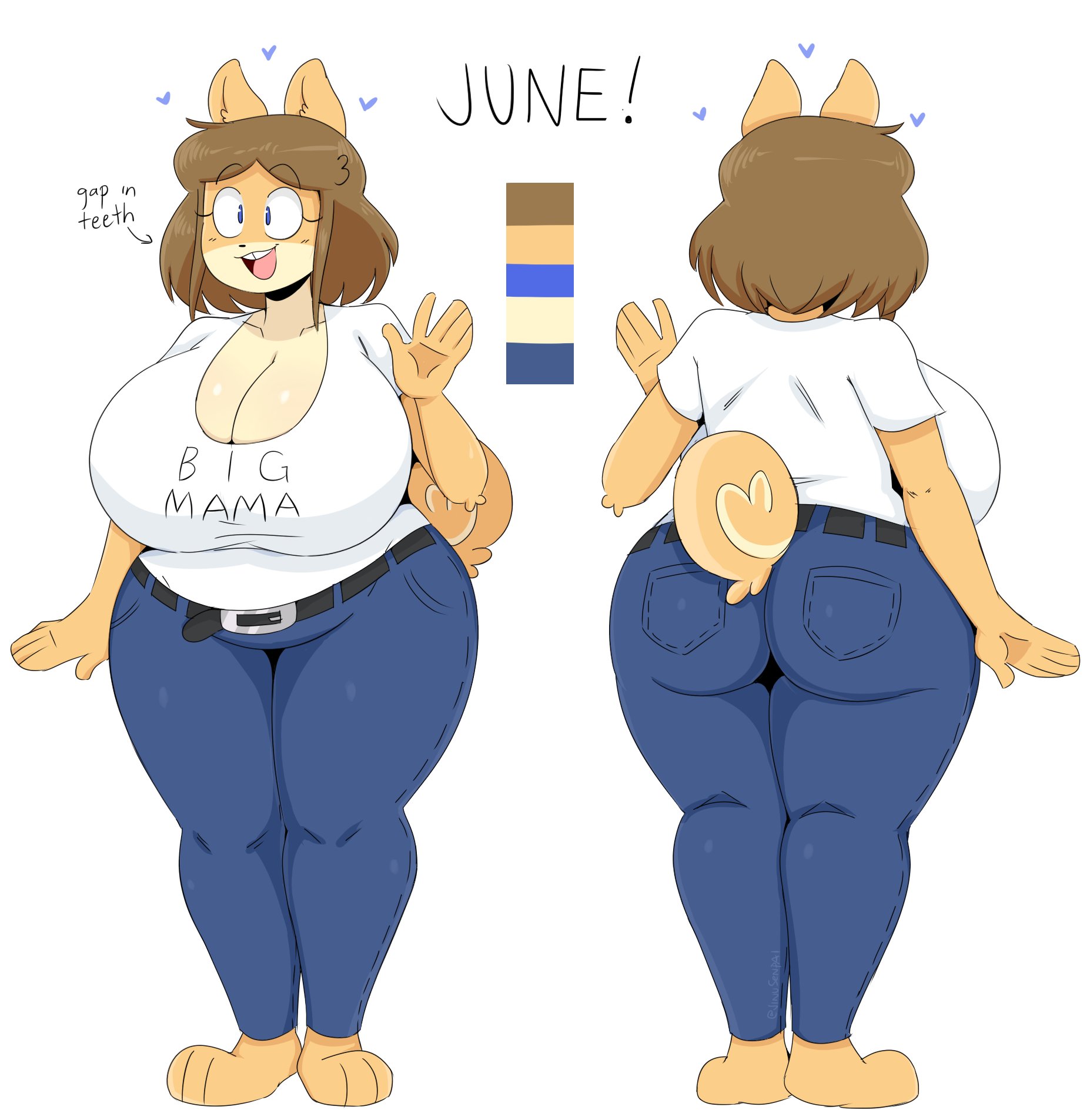Jinu 🏳️‍🌈 on X: doodled a new June ref sheet for the new year  t.condsWjP4EPA  X