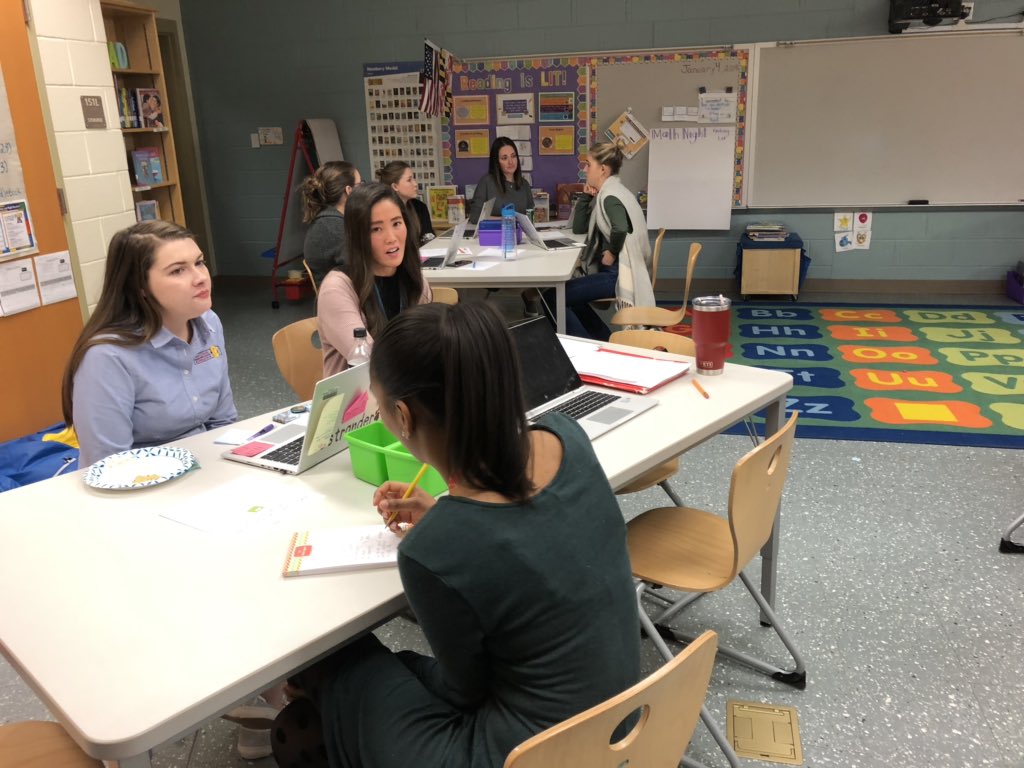 Dedicated teachers stay late to plan Mays Chapel’s very first Family Math Night! <a href="/CocoBCPS/">Stephen J. Coco</a> <a href="/RorrieFortier/">Rorrie Fortier</a> @abishopBCPS <a href="/Team_MCES/">Mays Chapel ES</a> <a href="/MCES_PTA/">MCES PTA</a> #whatateam #focusonfluency