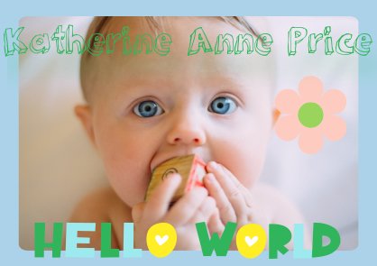 *Finally arrived on December 24th, after her brother arrived on December 23rd*